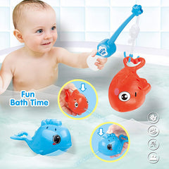 Children's Bath Bathroom Fishing Stacked Cup Toys - Otaj Gifts