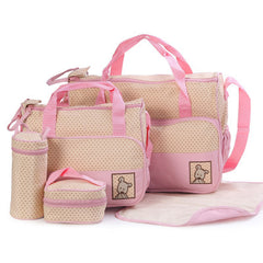 Baby Diaper Bag Suits For Mom Baby Bottle Holder Mother Mummy Stroller Maternity Nappy Bags Sets - Otaj Gifts