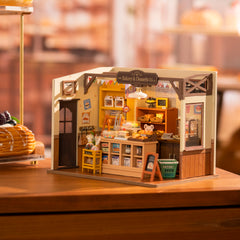 Rolife Becka's Baking House DIY Miniature House For Kids 3D Wooden Toys DG161 - Otaj Gifts