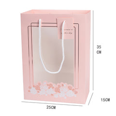 Creative Transparent Window Tote Bag Birthday Gift - Otaj Gifts