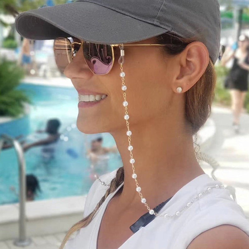 Simple fashion pearl glasses chain - Otaj Gifts