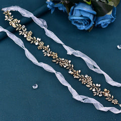 Freshwater Pearl Leaf Design Hair Band - Otaj Gifts
