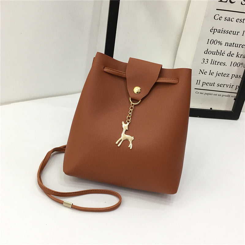 Women's retro shoulder bag - Otaj Gifts