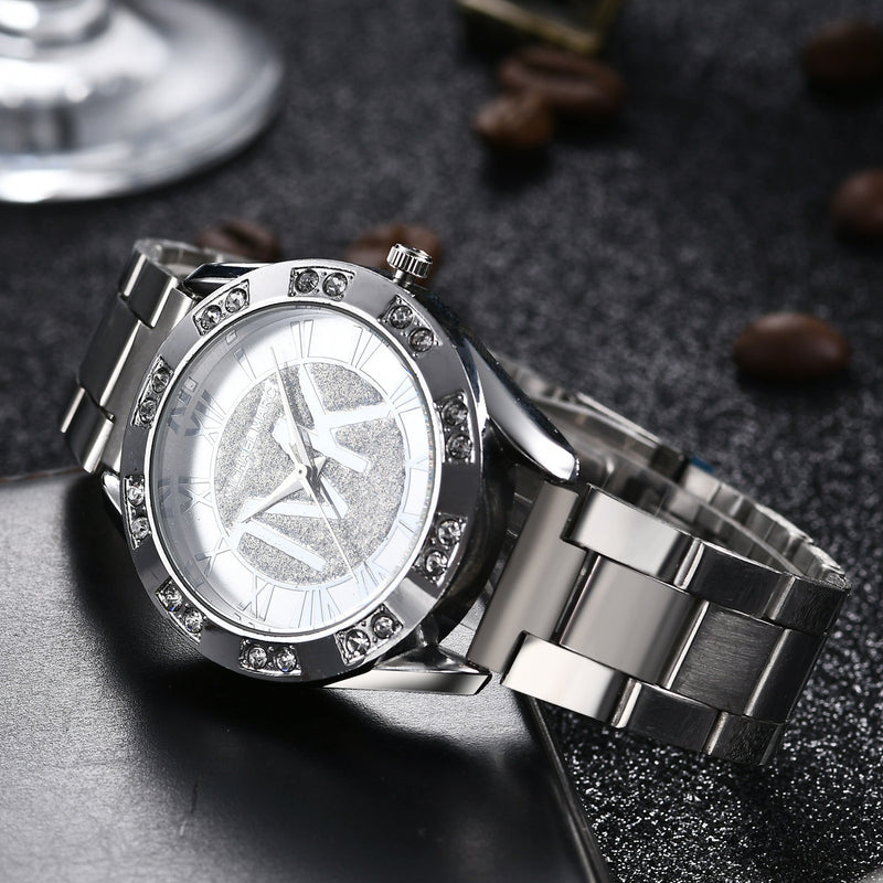 Fashion Casual Quartz Watch Starry Stainless Steel - Otaj Gifts