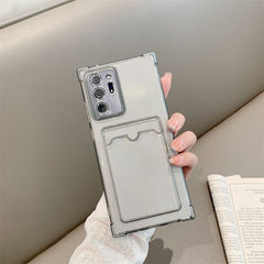 Anti-falling Four-corner Transparent Card Bag Cell Phone Case - Otaj Gifts