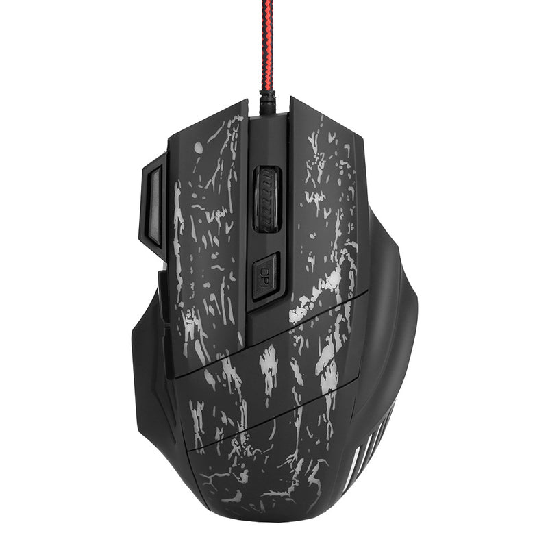 7 Buttons USB Wired Optical Game Gaming Mouse Light Computer Mouses For PC games - Otaj Gifts