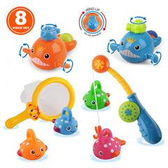Children's Bath Bathroom Fishing Stacked Cup Toys - Otaj Gifts