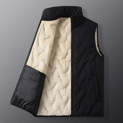 Men's Plus Velvet And Cotton Vest - Otaj Gifts