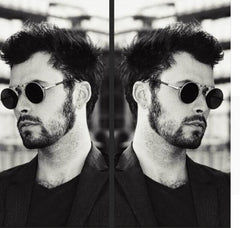New Vintage Round Steampunk Sunglasses Flip-Up UV Protection Metal Frame Men And Women Summer Cycling Sun Glasses - Otaj Gifts