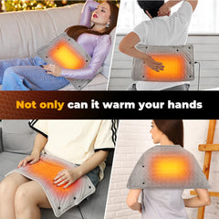Electric Heating Pad Hand Warmer Heating Muff For Hands USB Plug In Muff Heated Hand Warmer Electric Winter Autumn Keeps Hands Warm Portable Warm Winter Hand Heater For Home Room Warming Blanket - Otaj Gifts