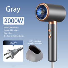 F37 2000W  Gear Professional Hair Dryer Negative Lonic Blow Dryer Hot Cold Wind Air Brush Hairdryer Strong PowerDryer Salon Tool - Otaj Gifts