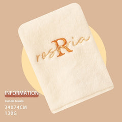 Pure Cotton Soft Towel With Creative Embroidery Name Accompanied By Heartfelt Gift - Otaj Gifts