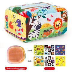 Children's Drawstring Paper Towel Box Toy Baby Fabric Drawstring - Otaj Gifts