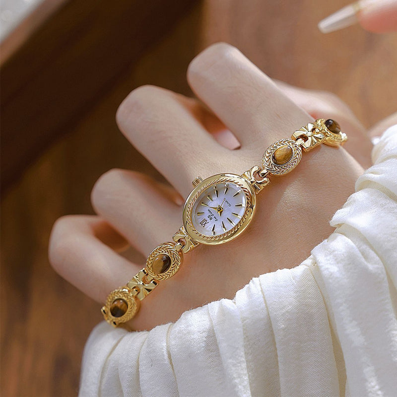 Natural Tigereye Maillard Advanced Chain Watch - Otaj Gifts