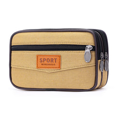 Enlarged Canvas Mobile Phone Bag Zipper Waterproof - Otaj Gifts