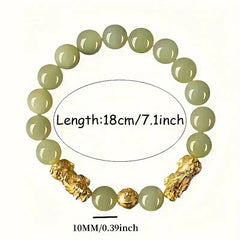The Gold Pixiu Bracelet Is Suitable For Those Who Pursue Traditional Auspicious Meanings And Like To Wear Jewelry To Show Their Unique Style - Otaj Gifts