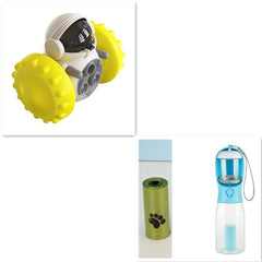 Cat And Dog Toys Slow Food Interactive Balance Car Multifunctional Fun Development Smart Pet Feeding Dog Toy Car Pets Products - Otaj Gifts