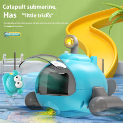 Water Toys Luminous Catapult Submarine Bath Toys - Otaj Gifts