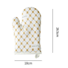 Anti-Scalding Microwave Cotton Non-Slip Insulation Gloves Oven Mitts  Kitchen Heat Resistant Thickened Cotton Heat Insulation Microwave Oven Oven Anti Scalding Household Gloves Baking Tools - Otaj Gifts