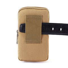 Men's 6.5 Inch Multifunctional Vertical Canvas Mobile Phone Waist Bag - Otaj Gifts
