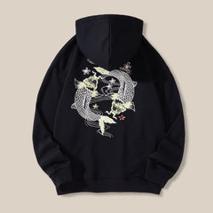 Plus Size Embroidered Men's Pullover Leisure Sweater - Otaj Gifts