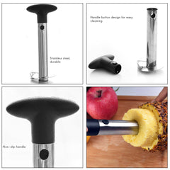 Stainless Steel Pineapple Grater Cutter Kitchen Gadget Fruit Peeler Corer Grater Kitchen Tools - Otaj Gifts