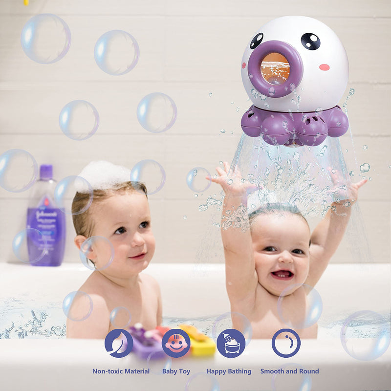 Octopus Fountain Bath Toy Water Jet Rotating Shower Bathroom Toy Summer Water Toys Sprinkler Beach Toys Kids Water Toys - Otaj Gifts
