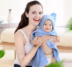 Cotton baby care hooded bath towel - Otaj Gifts
