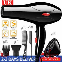 2200W Professional Style Hair Dryer Nozzle Concentrator Blower Pro Salon Heat UK - Otaj Gifts