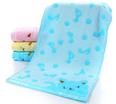 Bamboo Fiber Kitten Face Bath Towels - Otaj Gifts