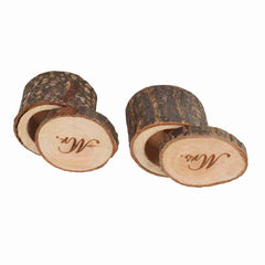 2Pcs Retro Wedding Ring Box Container Unique Ring Jewelry Holder Storage Case 01# - Otaj Gifts