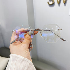 Rimless anti-blue glasses frame - Otaj Gifts