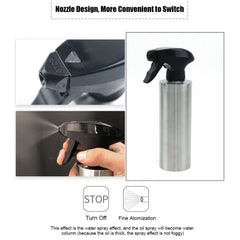 Kitchen 304 Stainless Steel Oil Sprayer Dispenser Olive Oil Spray Bottle Cooking Barbecue Tool - Otaj Gifts