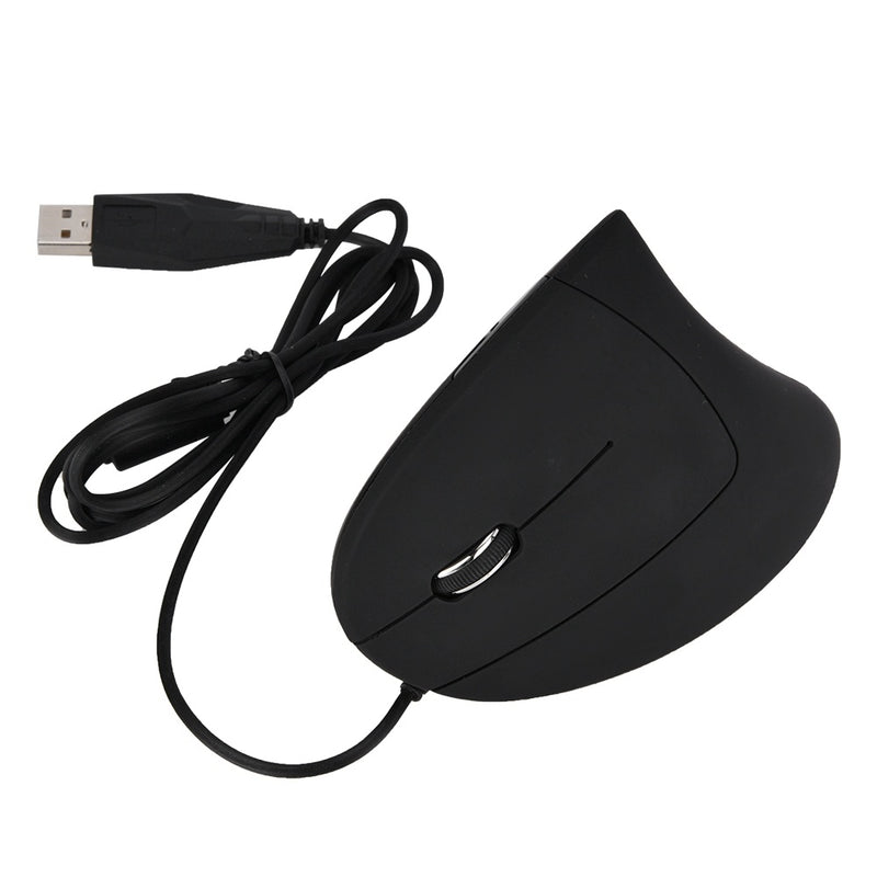 USB Wired Left Hand Vertical Mouse Ergonomic Gaming Mouse Wrist Healthy Mouse - Otaj Gifts