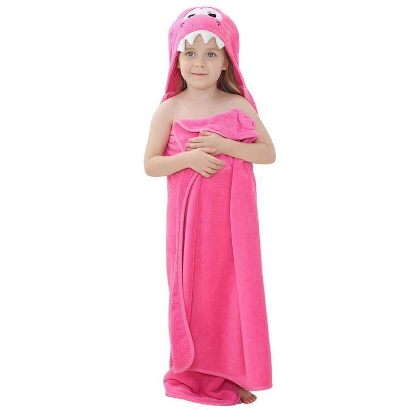 Polyester Bath Towel With Hood For Children - Otaj Gifts