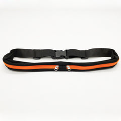 Sports Waist Bag With Double Pocket Slim Zip Running Phone Belt Bags - Otaj Gifts