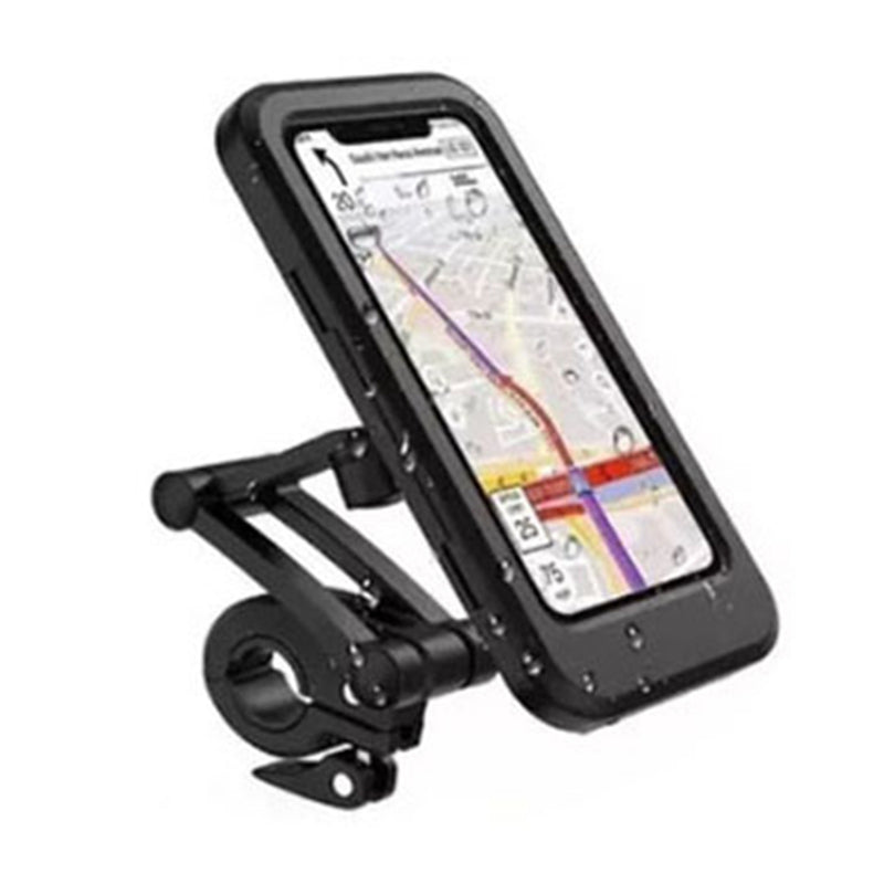Motorcycle Phone Holder Waterproof Sensitive TPU Touch Screen 360° Rotation Bike Navigation Mount - Otaj Gifts