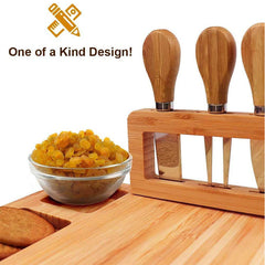Cheese Board Western Tableware Knife And Fork Drawer Pizza Chopping Board Multifunctional - Otaj Gifts