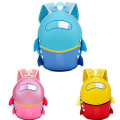 Wholesale children's cartoon kindergarten schoolbag small aircraft hard shell backpack waterproof eggshell double shoulder bag - Otaj Gifts