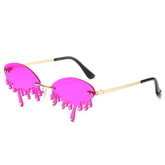 Sunglasses Personality Tear-shaped Visor Glasses - Otaj Gifts