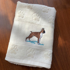 Dog Embroidery Water Absorbing Wash Towel - Otaj Gifts