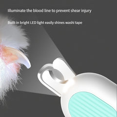 Dog And Cat Nail Clippers, Pet Nail Trimmers With LED Light, And Circular Cut-hole Cat Paw Cutter Dogs Nail Cutter Avoid Excessive Cutting - Otaj Gifts