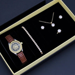 New Ladies Watch Good-looking Cross-border Valentine's Day Watch Jewelry Suit With Decoration - Otaj Gifts