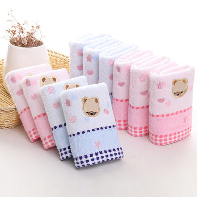 Children's cotton cartoon towel - Otaj Gifts