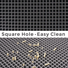 Kitty Cat Litter Mat Trapping Honeycomb Double Layer Design Waterproof Double Layer EVA Cat Litter Pad Waterproof Non-slip Sand Basin Filter Kitten Dog Washable Mattress - Otaj Gifts