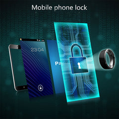 Smart Ring Wearable Device Multifunctional Black High-tech - Otaj Gifts