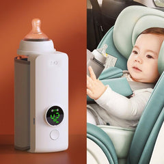 Portable Wireless Rechargeable Baby Bottle Warmer USB Charging And Heating Bag Portable Constant Temperature Milk Warmer Universal Bottle Insulation Sleeve - Otaj Gifts