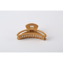 Fashionable Korean Hair Accessories Simple Cross Design Big Grip Hair Clip Solid Color Plastic Hair Clip - Otaj Gifts