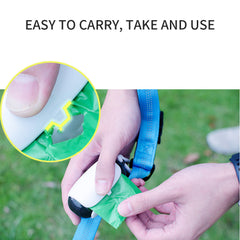 Dog Poop Bag Holder And Dispenser With Leash Attachment Pet Supplies Space Capsule Outdoor Biodegradable Dog Poop Bags Dispenser Attachable To The Leash Dog Accessories - Otaj Gifts