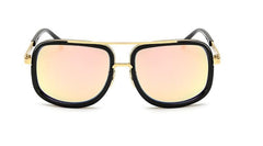 Flat Top Hot Square Sunglasses Men Women Luxury Brand Design Couple Lady Celebrity Brad Pitt Sun Glasses Super star Eyewear - Otaj Gifts
